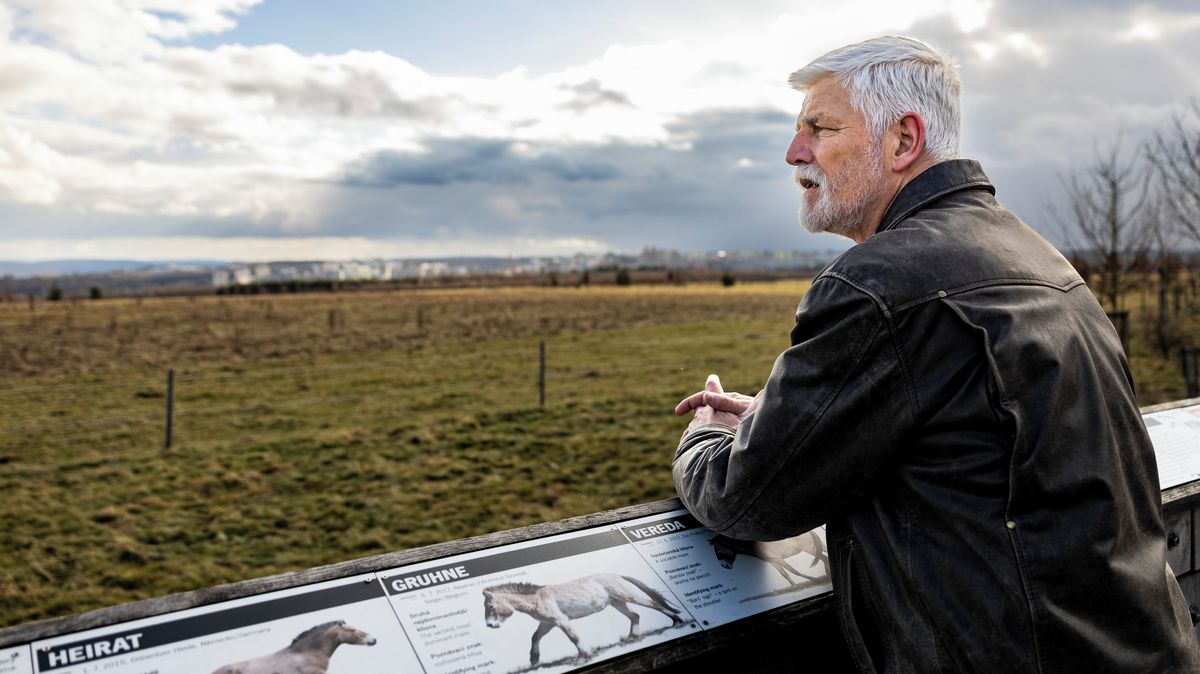Na motorce, s pivem i s hokejisty. Tři roky Petra Pavla ve fotografiích